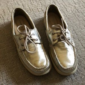 Sperry top sider leather sneakers